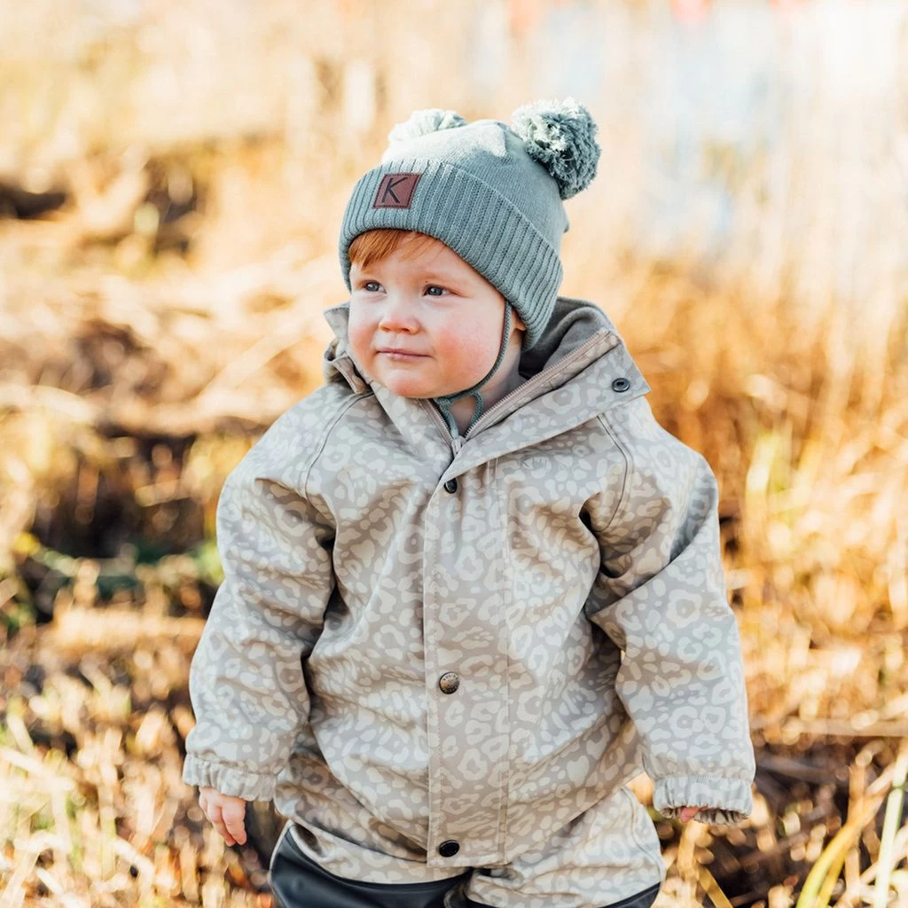 Douglas Lined Recycled Rain Coverall Sand Leo 3 Douglas Lined Recycled Rain Coverall Sand Leo - Image 3