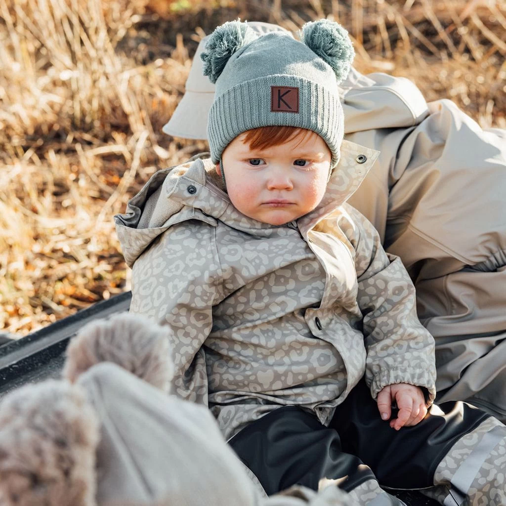 Douglas Lined Recycled Rain Coverall Sand Leo 5 Douglas Lined Recycled Rain Coverall Sand Leo - Image 5