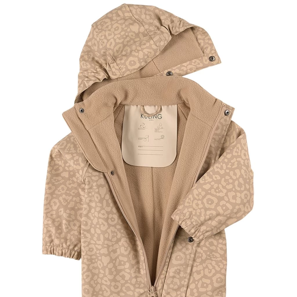 Douglas Lined Recycled Rain Coverall Sand Leo 6 Douglas Lined Recycled Rain Coverall Sand Leo - Image 6