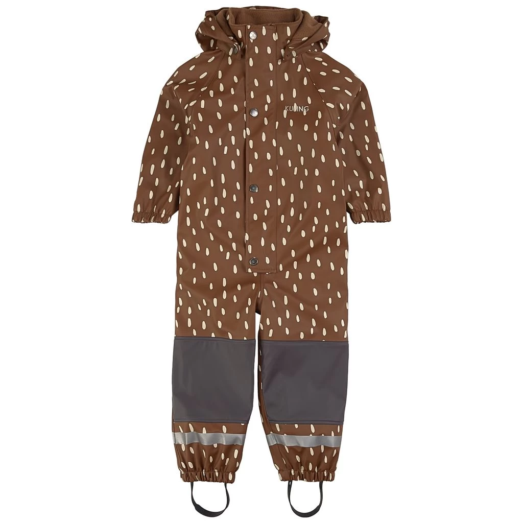 Douglas Recycled Lined Dotted Rain Coverall Brown 1 Douglas Recycled Lined Dotted Rain Coverall Brown