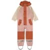 Edinburgh Color-blocked Recycled Rain Coverall Woody Rose/Rust