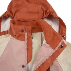 Edinburgh Color-blocked Recycled Rain Coverall Woody Rose/Rust -Kuling 1024x1024 1055