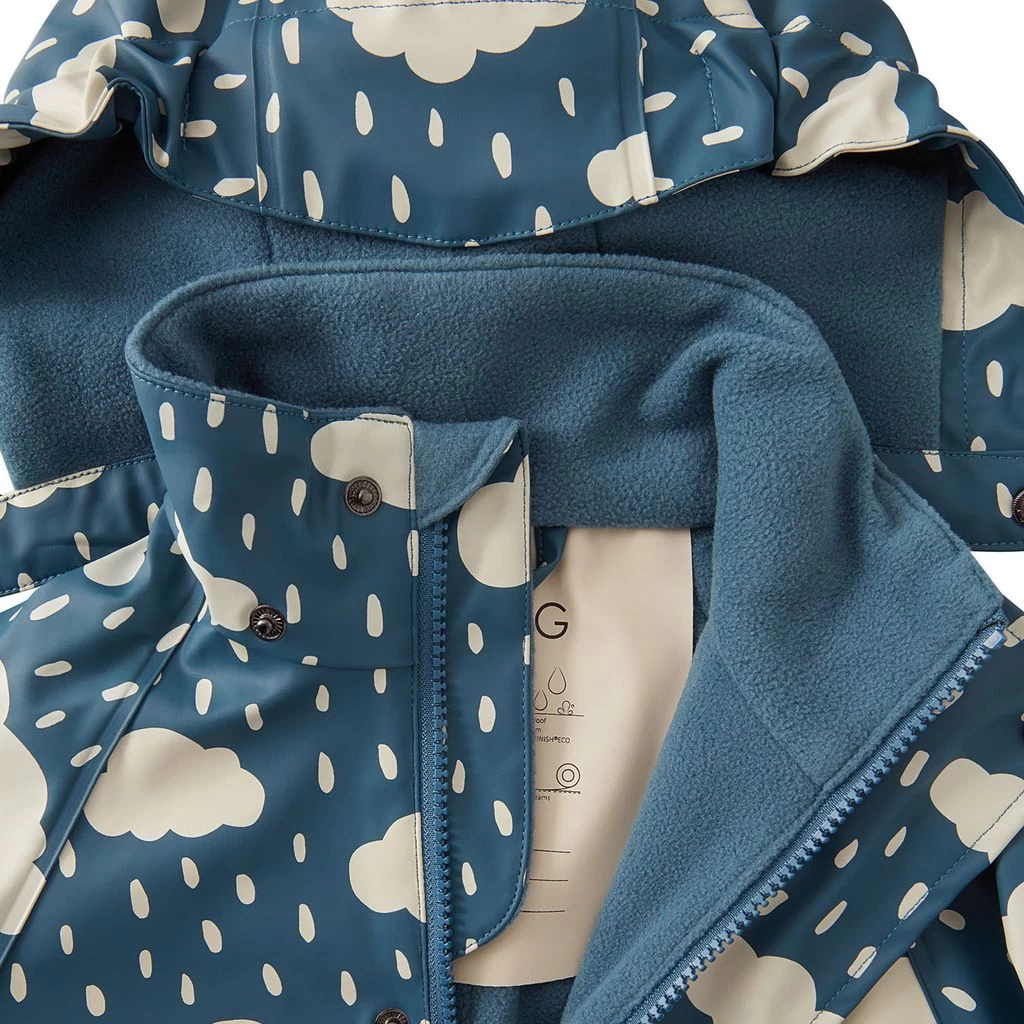 Douglas Lined Recycled Rain Coverall Petrol Rain Clouds 7 Douglas Lined Recycled Rain Coverall Petrol Rain Clouds - Image 7
