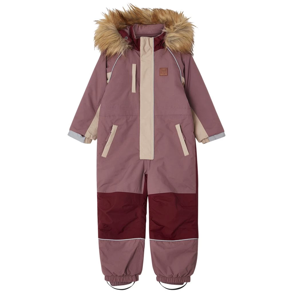 Abisko Color-blocked Snowsuit Lilac/Violet Grape 1 Abisko Color-blocked Snowsuit Lilac/Violet Grape