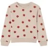GOTS Heraklion Printed Sweatshirt With Apples Sand