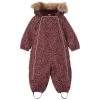 Val D'Isere Floral Snowsuit Violet Grape