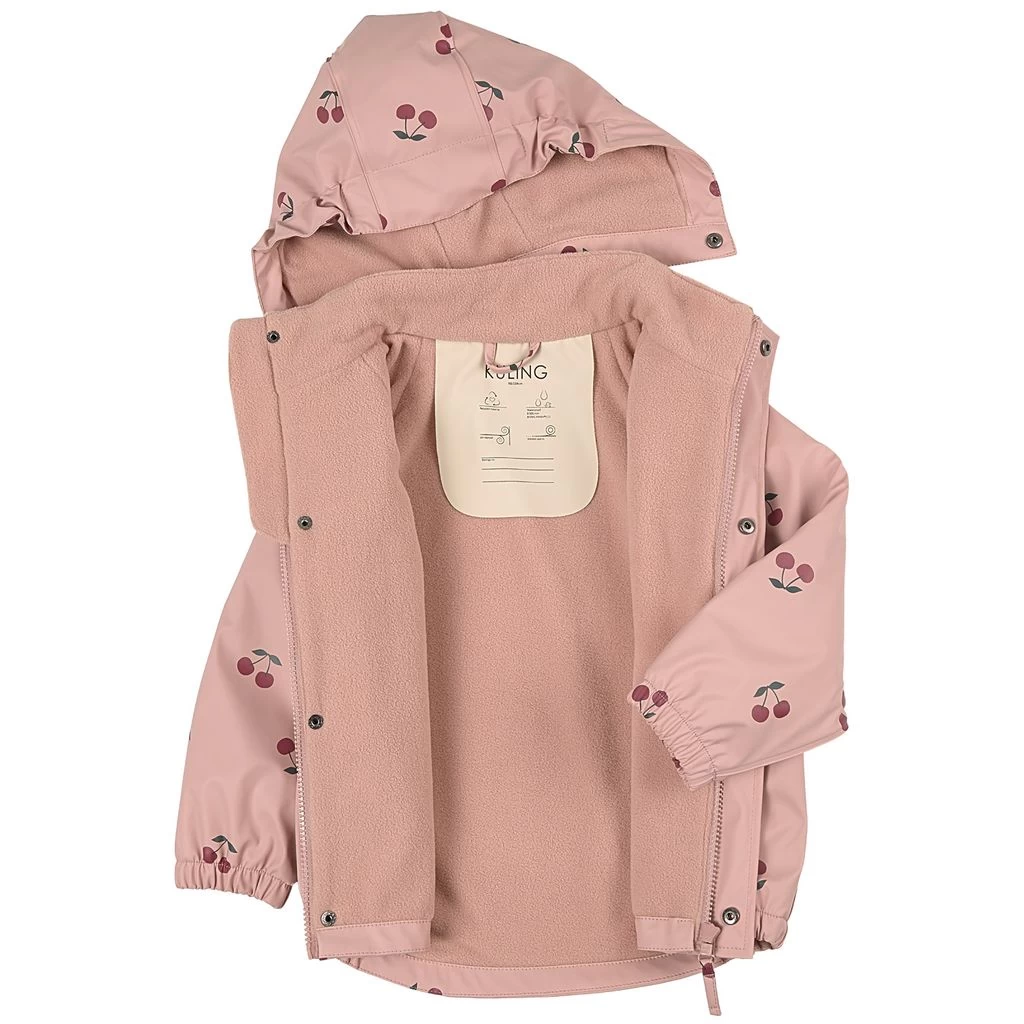 Muju Recycled Lined Rain Set Pink Cherry 2 Muju Recycled Lined Rain Set Pink Cherry - Image 2