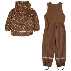 Ottawa Lined Recycled Dotted Rain Set Brown -Kuling 1024x1024 1330