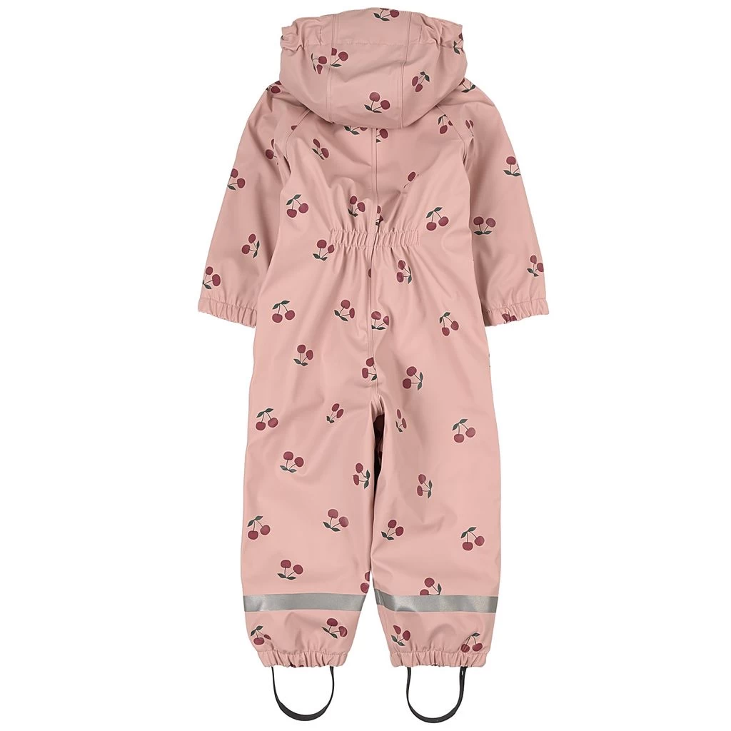 Douglas Recycled Lined Rain Coverall Pink Cherry 2 Douglas Recycled Lined Rain Coverall Pink Cherry - Image 2