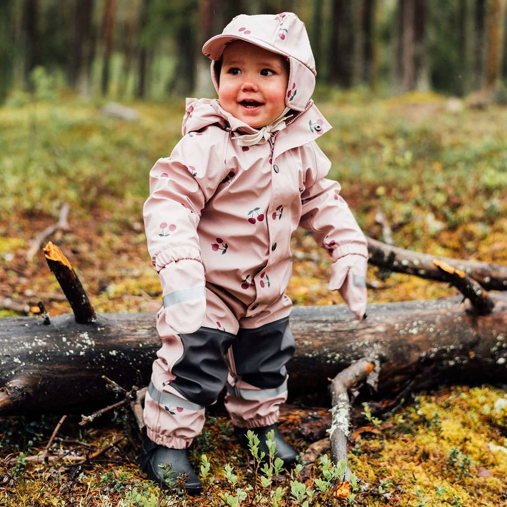 Douglas Recycled Lined Rain Coverall Pink Cherry 6 Douglas Recycled Lined Rain Coverall Pink Cherry - Image 6