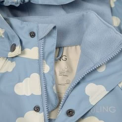 Douglas Lined Recycled Rain Coverall Mist Blue Clouds -Kuling 1024x1024 1389