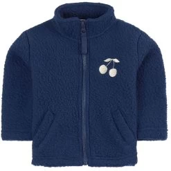 Limited Edition Cherry Pile Fleece Jacket Navy