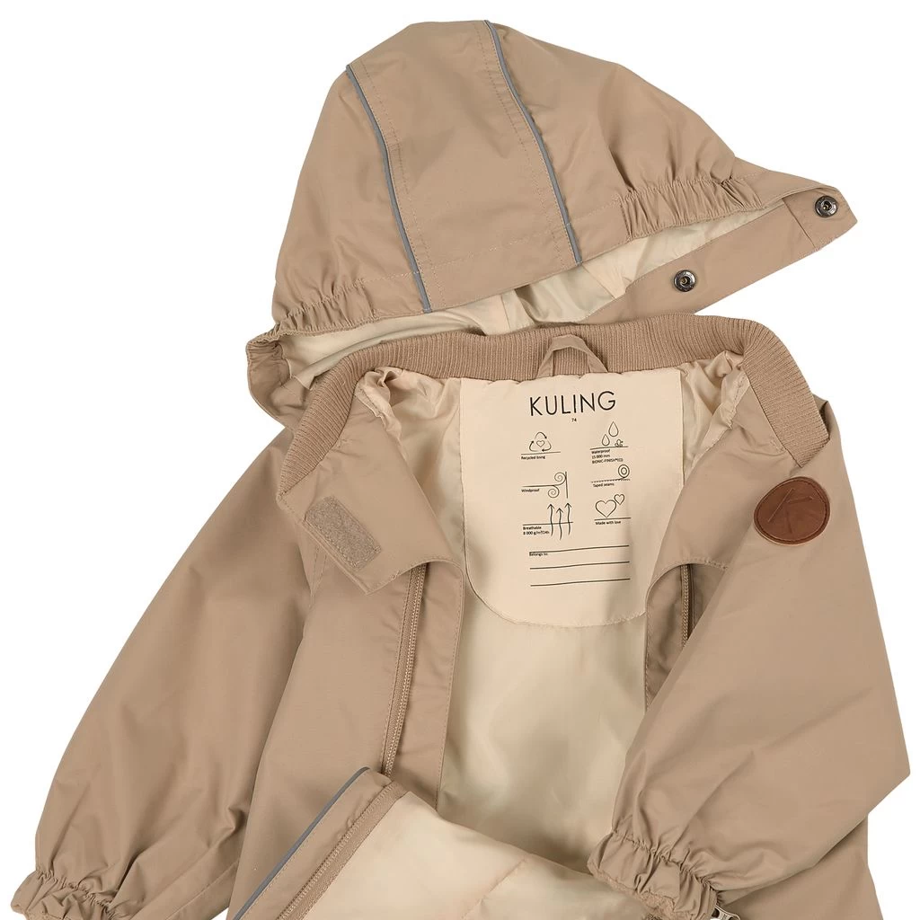 Milano Shell Coverall Sand 3 Milano Shell Coverall Sand - Image 3