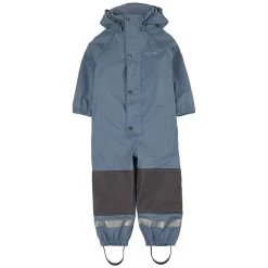 Douglas Lined Recycled Rain Coverall Flintstone Blue