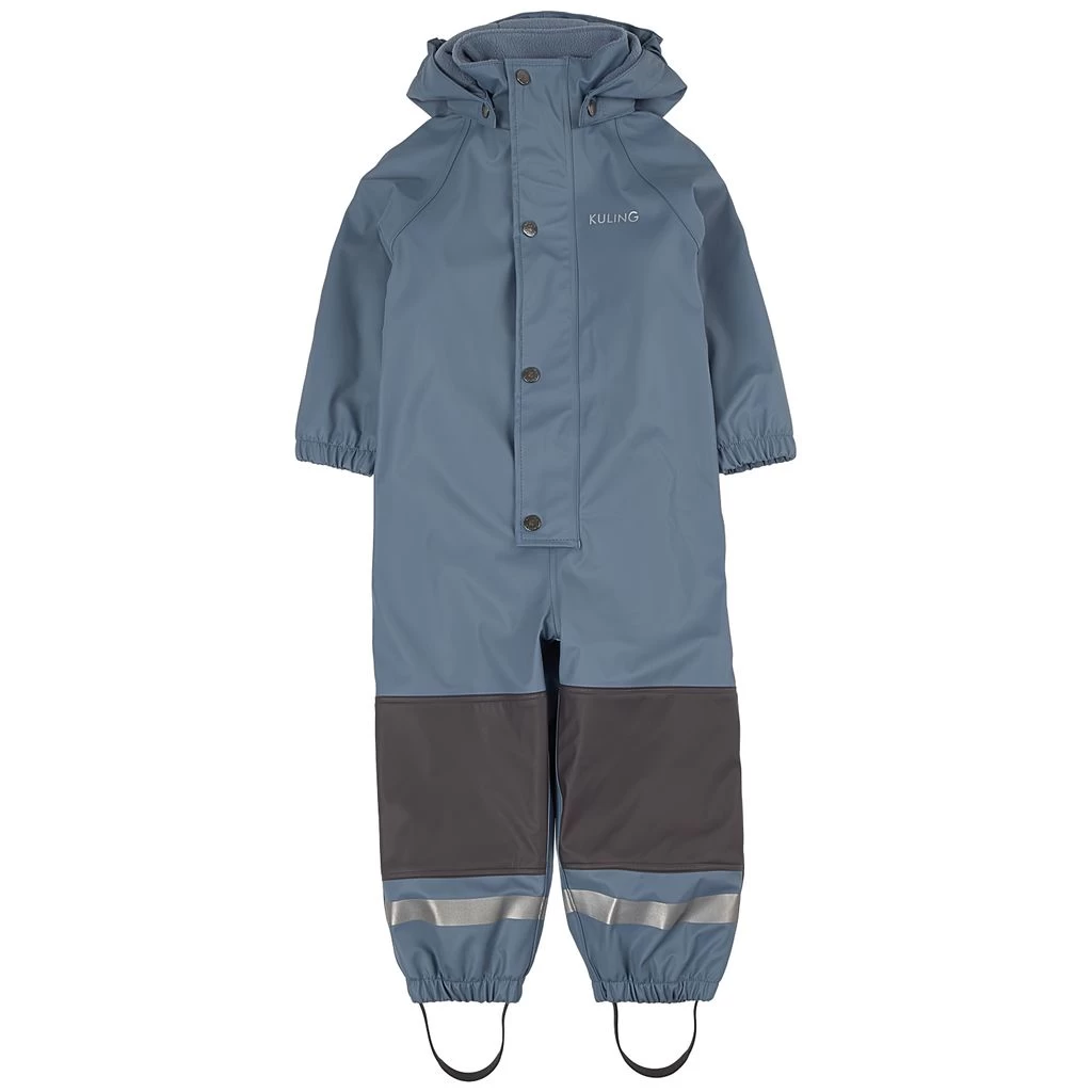 Douglas Lined Recycled Rain Coverall Flintstone Blue 1 Douglas Lined Recycled Rain Coverall Flintstone Blue