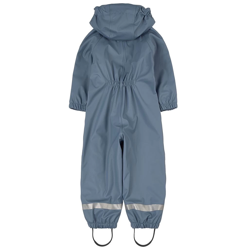 Douglas Lined Recycled Rain Coverall Flintstone Blue 2 Douglas Lined Recycled Rain Coverall Flintstone Blue - Image 2