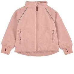 Livigno Recycled Wind Fleece Jacket Woody Rose