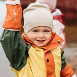 Edinburgh Recycled Lined Rain Coverall Yellow/Rust/Moss -Kuling 1024x1024 1500