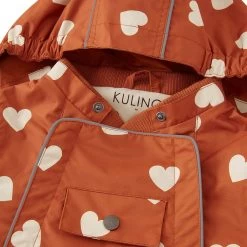 Milano Heart Printed Shell Coverall Ginger -Kuling 1024x1024 1573