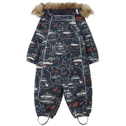 Val D'Isere Snowsuit Navy Landscape