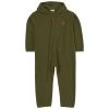 Northpole Fleece Onesie Moss Green