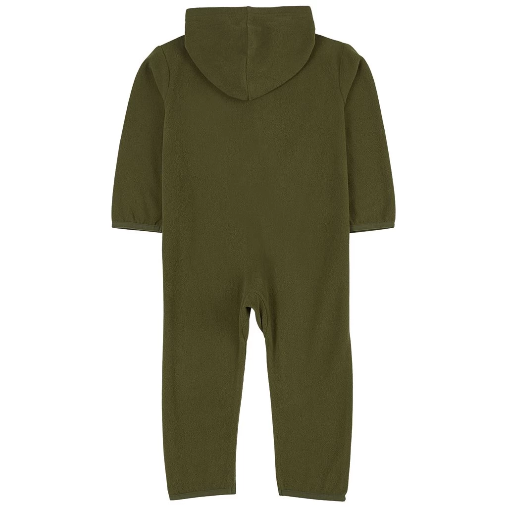 Northpole Fleece Onesie Moss Green 2 Northpole Fleece Onesie Moss Green - Image 2