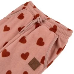 Northpole Recycled Heart Printed Fleece Pants Woody Rose -Kuling 1024x1024 183