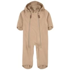 Livigno Wind Fleece Coverall Sand