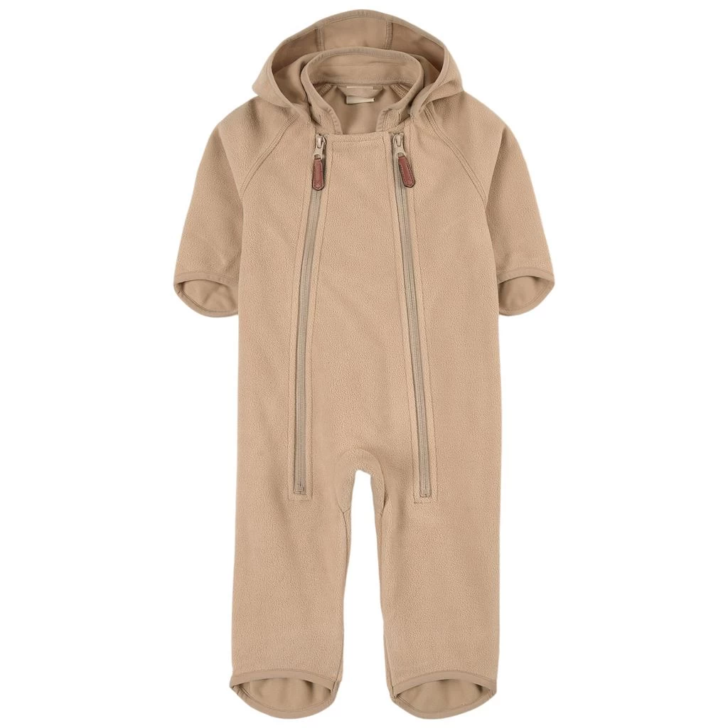 Livigno Wind Fleece Coverall Sand 1 Livigno Wind Fleece Coverall Sand