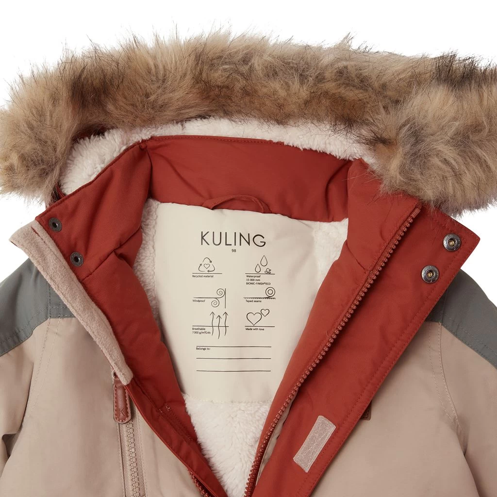 Val Thorens Color-blocked Parka Green/Sand 4 Val Thorens Color-blocked Parka Green/Sand - Image 4