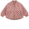 Odense Heart Printed Thermo Jacket Woody Rose