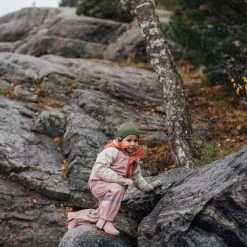 Edinburgh Color-blocked Recycled Rain Jacket Woody Rose/Rust -Kuling 1024x1024 1996