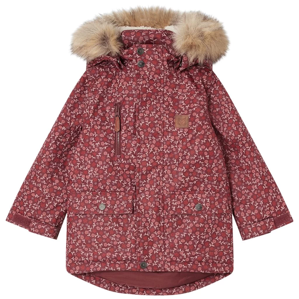 Val Thorens Floral Parka Violet Grape 1 Val Thorens Floral Parka Violet Grape