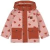 Stockholm Heart Printed Shell Jacket Woody Rose