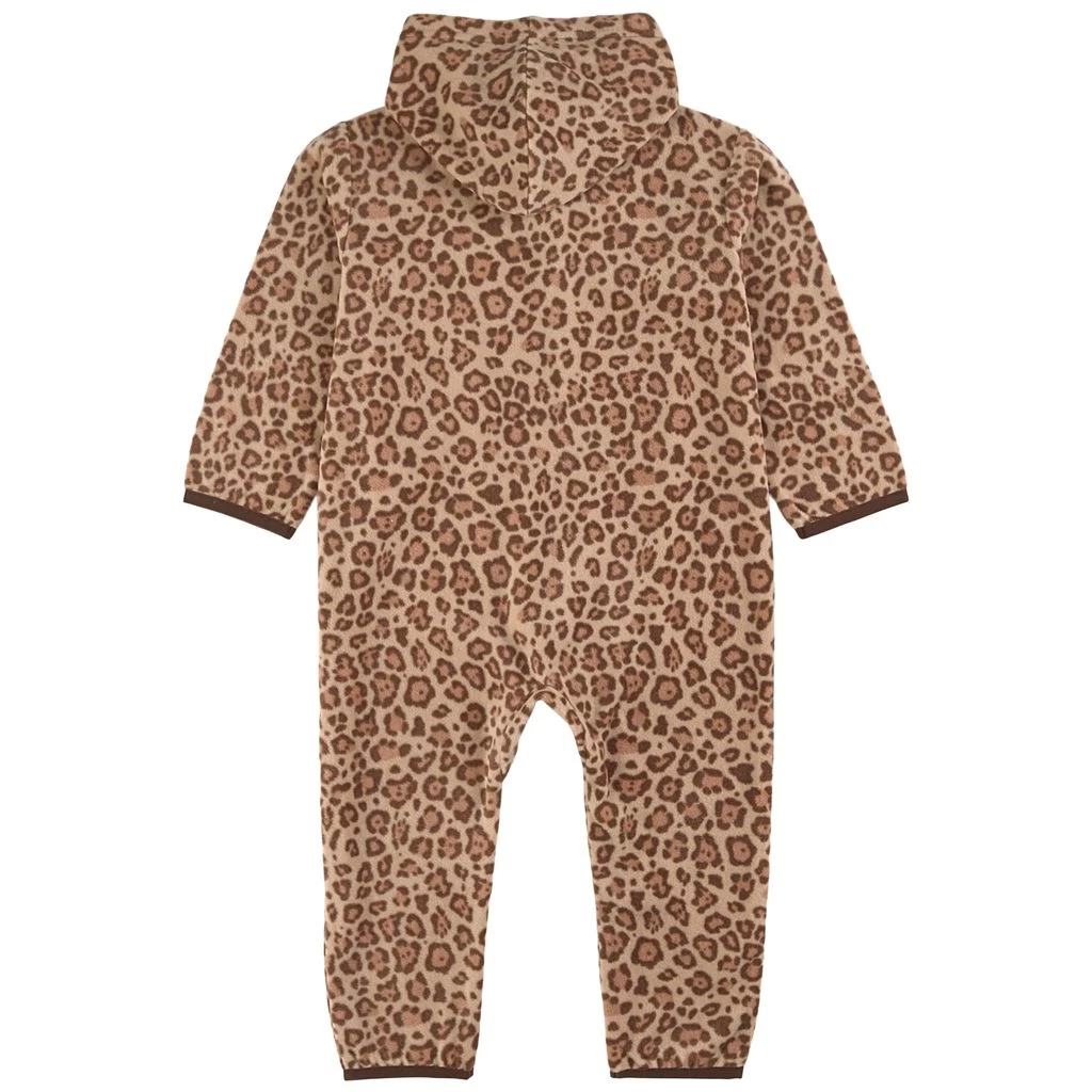Northpole Fleece Onesie Walnut Leo 2 Northpole Fleece Onesie Walnut Leo - Image 2