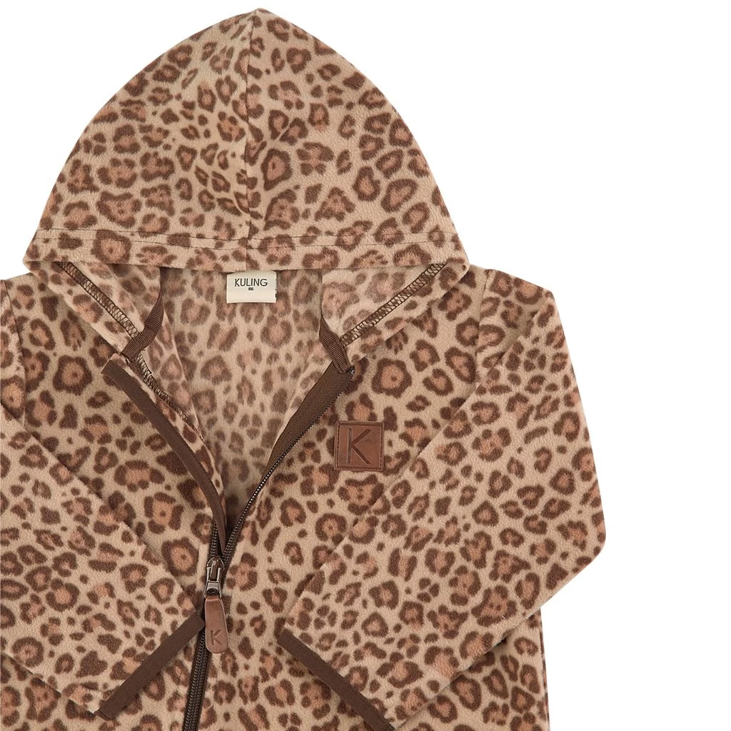 Northpole Fleece Onesie Walnut Leo 3 Northpole Fleece Onesie Walnut Leo - Image 3