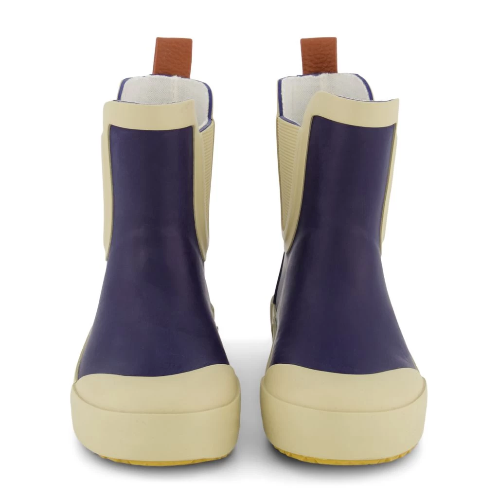 Wells Color-blocked Rain Boots Navy/Sand 5 Wells Color-blocked Rain Boots Navy/Sand - Image 5