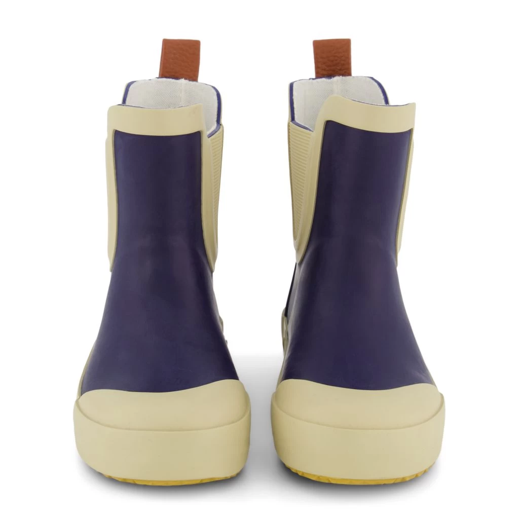 Wells Color-blocked Rain Boots Navy/Sand 8 Wells Color-blocked Rain Boots Navy/Sand - Image 8