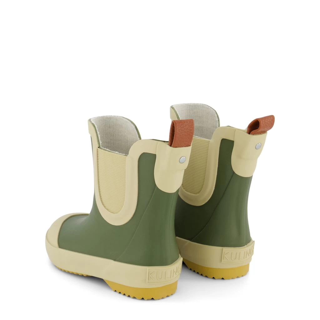 Wells Color-blocked Rain Boots Moss Green/Sand 4 Wells Color-blocked Rain Boots Moss Green/Sand - Image 4