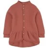 Wool Fleece Jacket Burnt Pink