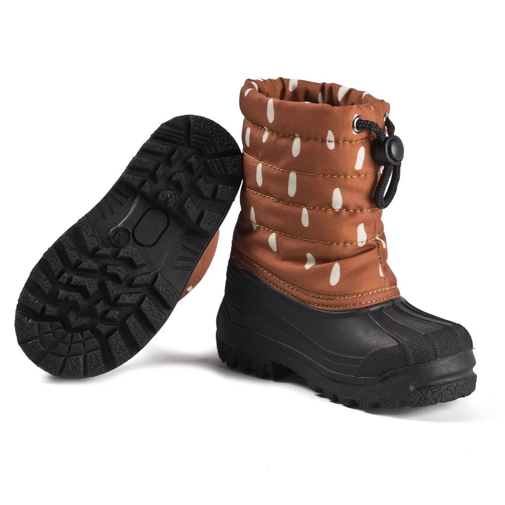 Isaberg Winter Boots Brown Dots 2 Isaberg Winter Boots Brown Dots - Image 2