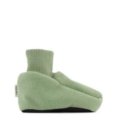 Livigno Wind Fleece Booties Pale Moss Green