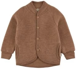 Wool Fleece Jacket Walnut