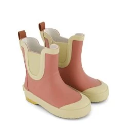 Wells Color-blocked Rain Boots Burnt Pink/Sand -Kuling 1024x1024 2525