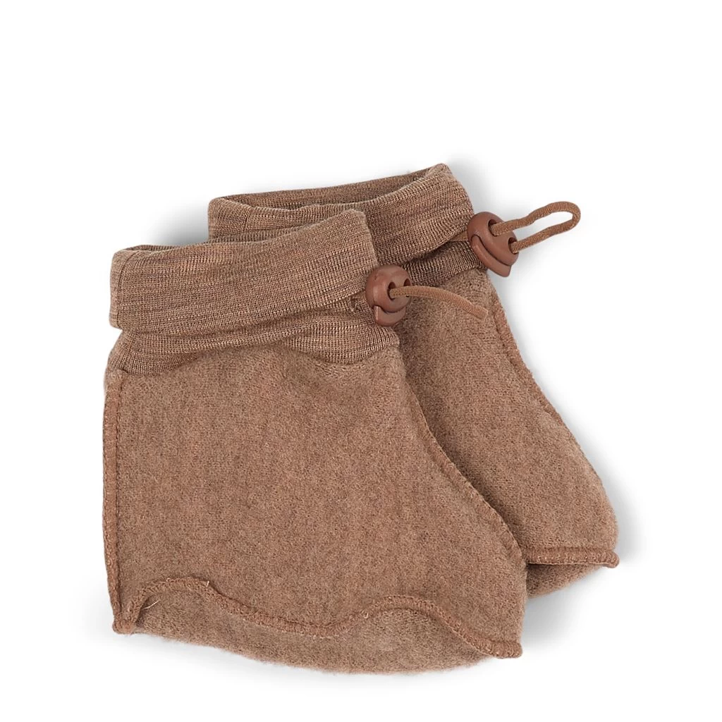 Merino Booties Walnut 2 Merino Booties Walnut - Image 2