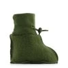 Merino Booties Moss Green