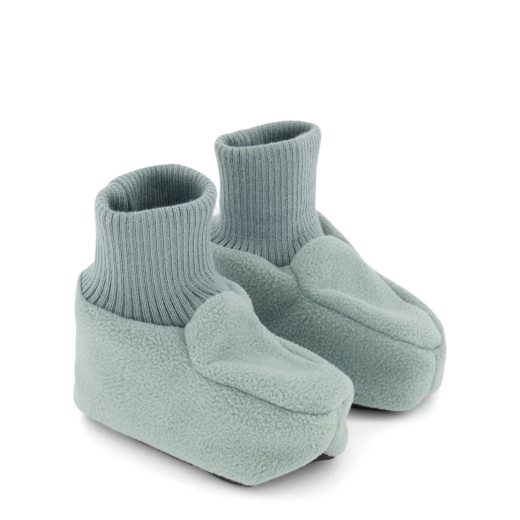 Livigno Recycled Wind Fleece Booties Light Green 2 Livigno Recycled Wind Fleece Booties Light Green - Image 2