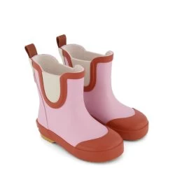 Wells Color-blocked Rain Boots Woody Rose/Rust -Kuling 1024x1024 2795