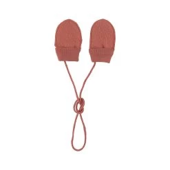 Merino Mittens Burnt Pink
