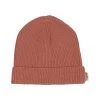 Rib-knit Hat Burnt Pink
